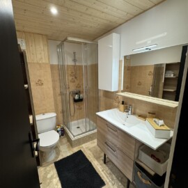 Location chalet Lac de Payolle : salle de bain.
