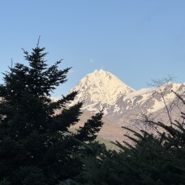Location chalet Lac de Payolle : vue sur les Pyrénées.